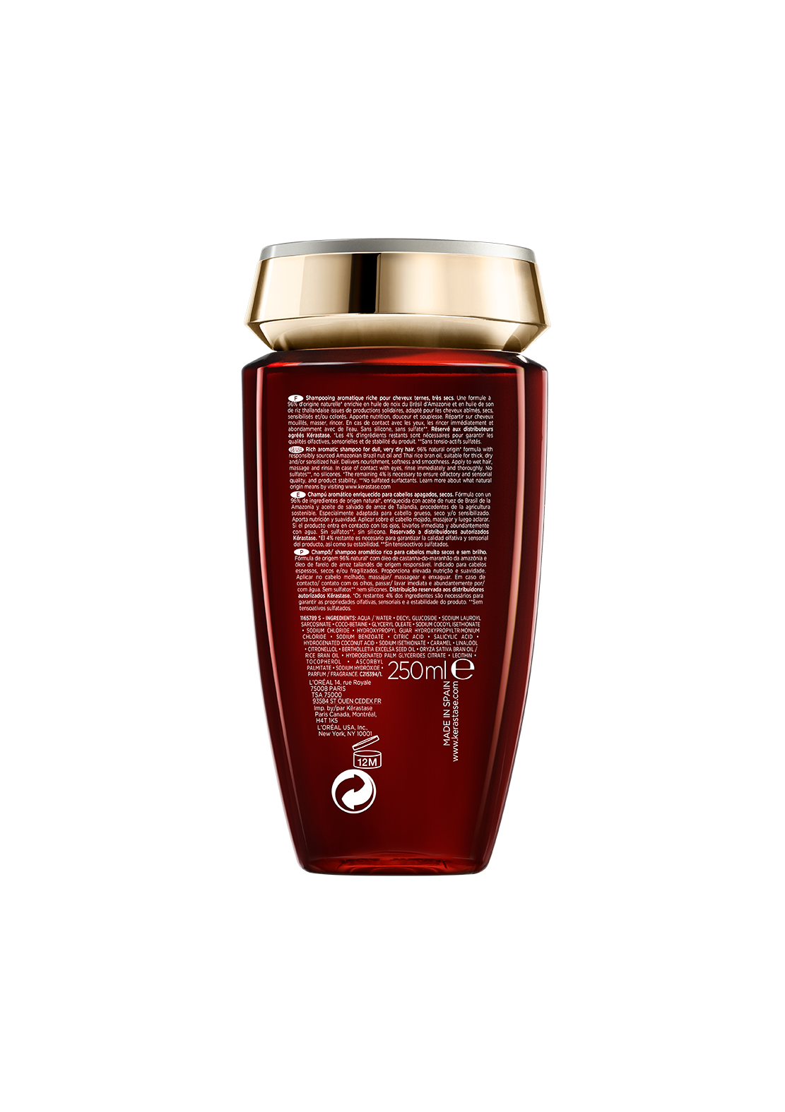 Shampoo Bain Micellaire Riche Aura Botanica 250 ml Kérastase